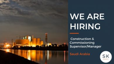 Construction & Commissioning Supervisor/Manager Job